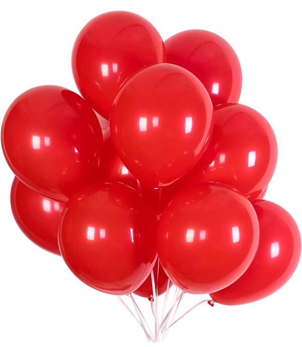 Balloons Metallic (Red) [10pkt]