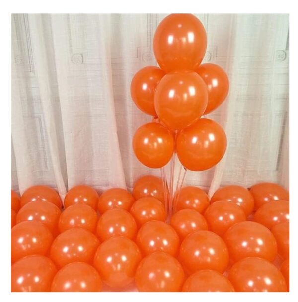 Balloons metallic (Orange) [10 pkt]