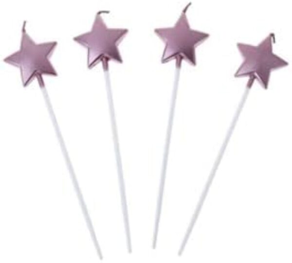Star Candle stick-Rose Gold (4pc)