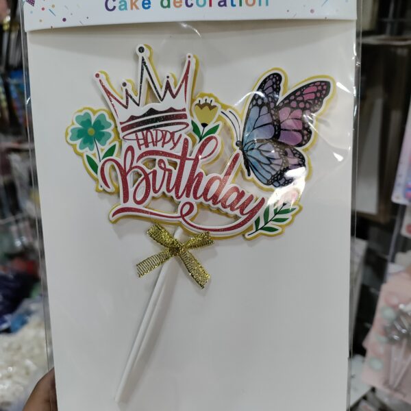 Birthday Butterfly Topper