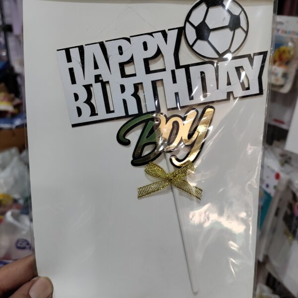 Happy Birthday Football theme Topper
