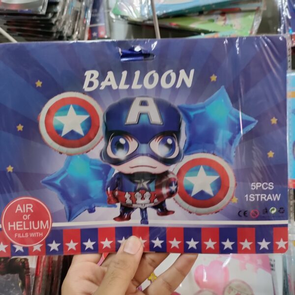 Captian America Foil Balloon Set