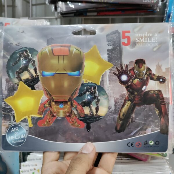 Iron Man- foil Balloon set
