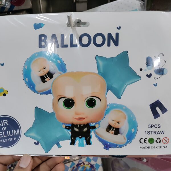 Boss baby Foil Balloon Set
