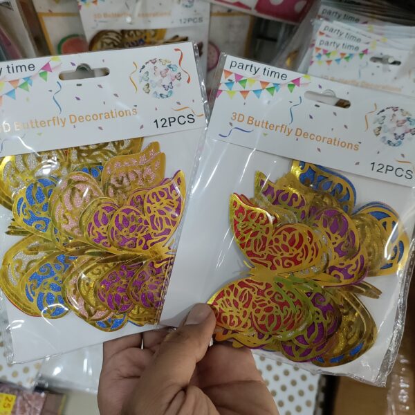 Butterfly Wall/cake decoration set (12pc)