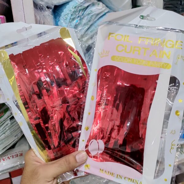 Foil Curtain RED