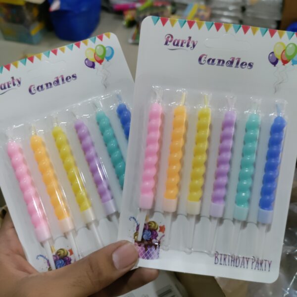 Pastle Twist Bold multi colour Candles