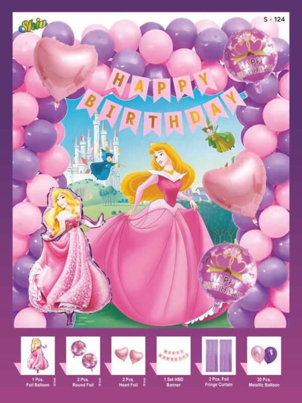 Princess Theme b'day Combo set