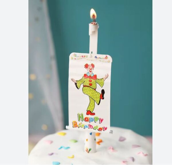 Surprise/Joker banner candle